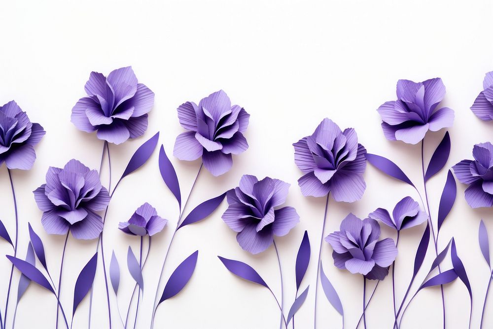 Iris flower lavender purple. AI generated Image by rawpixel.
