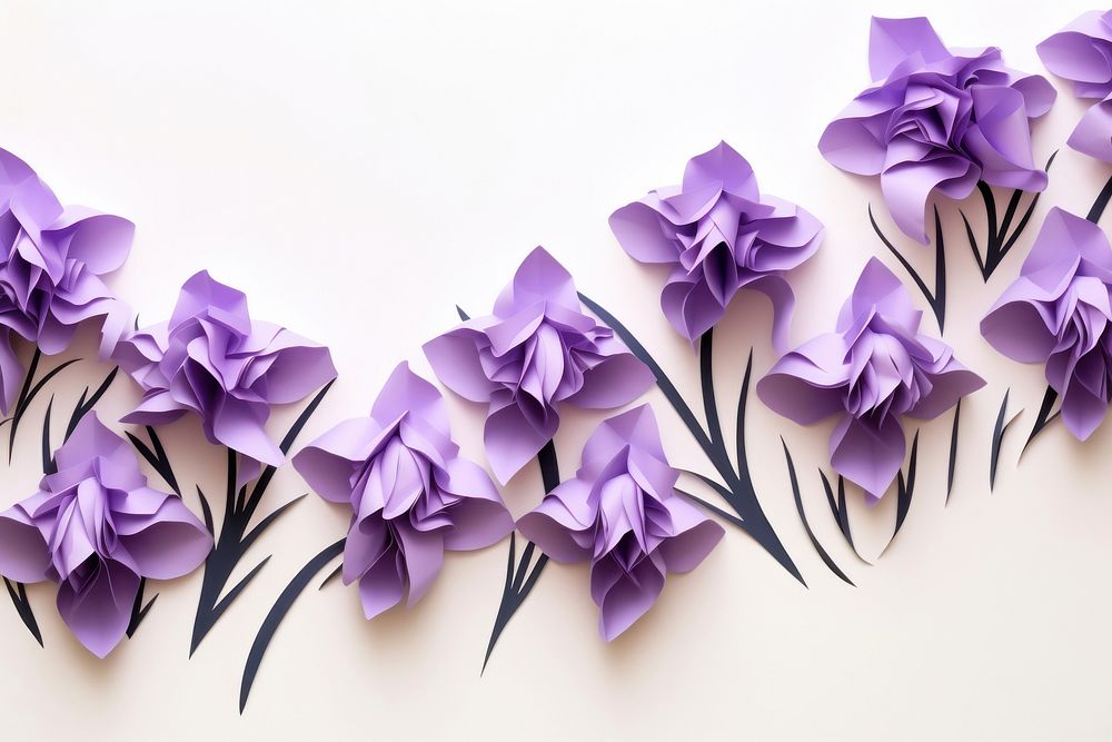 Iris flower purple petal. AI generated Image by rawpixel.