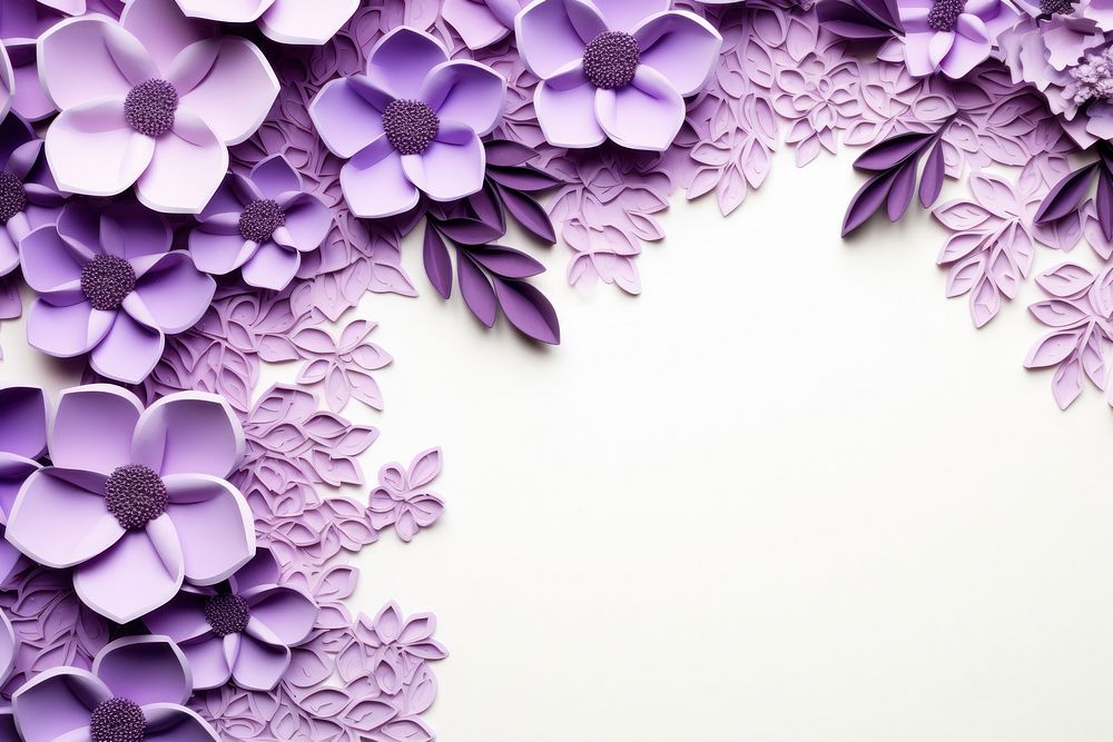 Lilac flower backgrounds pattern. AI generated Image by rawpixel.