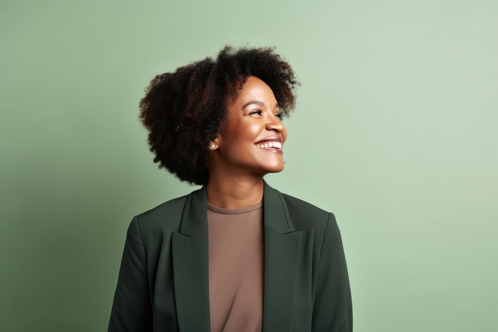 Businesswoman portrait smiling looking. AI generated Image by rawpixel.