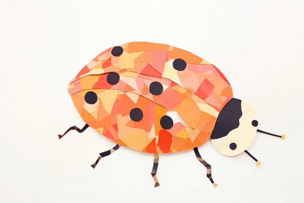 Ladybug animal insect paper. AI generated Image by rawpixel.