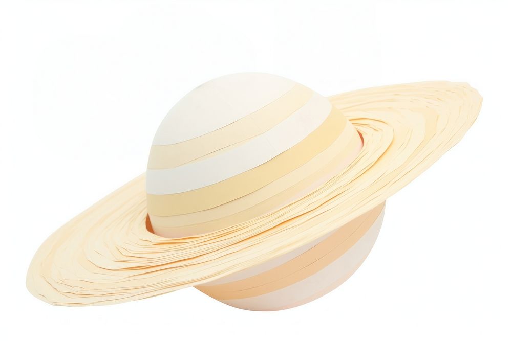 Saturn white background appliance sombrero. AI generated Image by rawpixel.