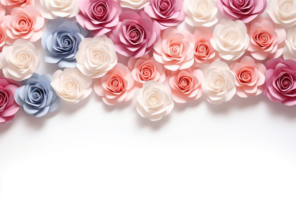 Pastel rose flower backgrounds pattern. AI generated Image by rawpixel.