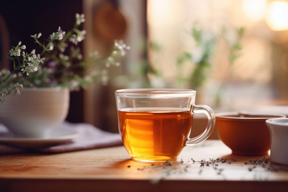 Cup tea drink herb. AI generated Image by rawpixel.