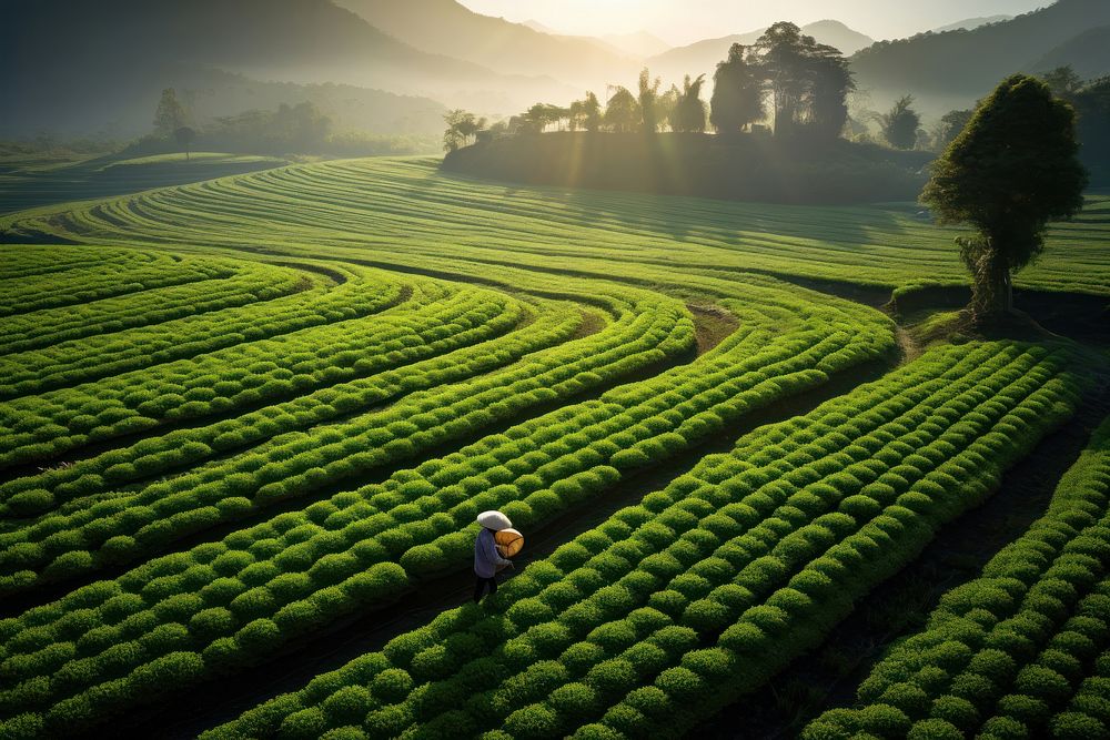 Agriculture in thailand outdoors nature farm. AI generated Image by rawpixel.