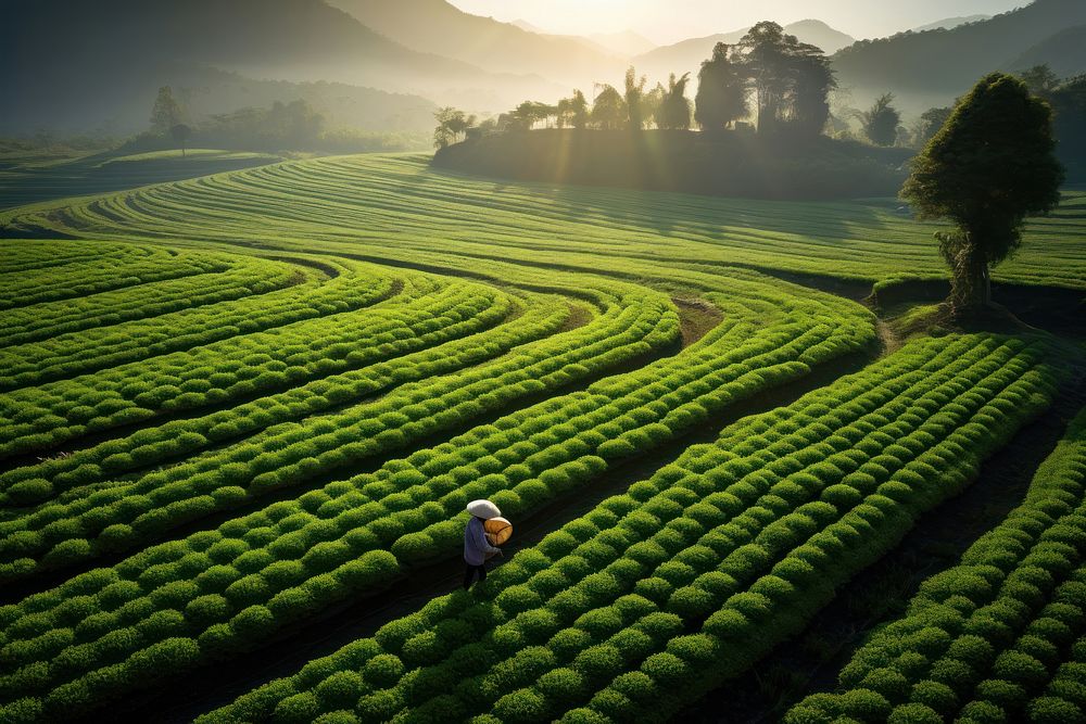 Agriculture in thailand outdoors nature farm. 