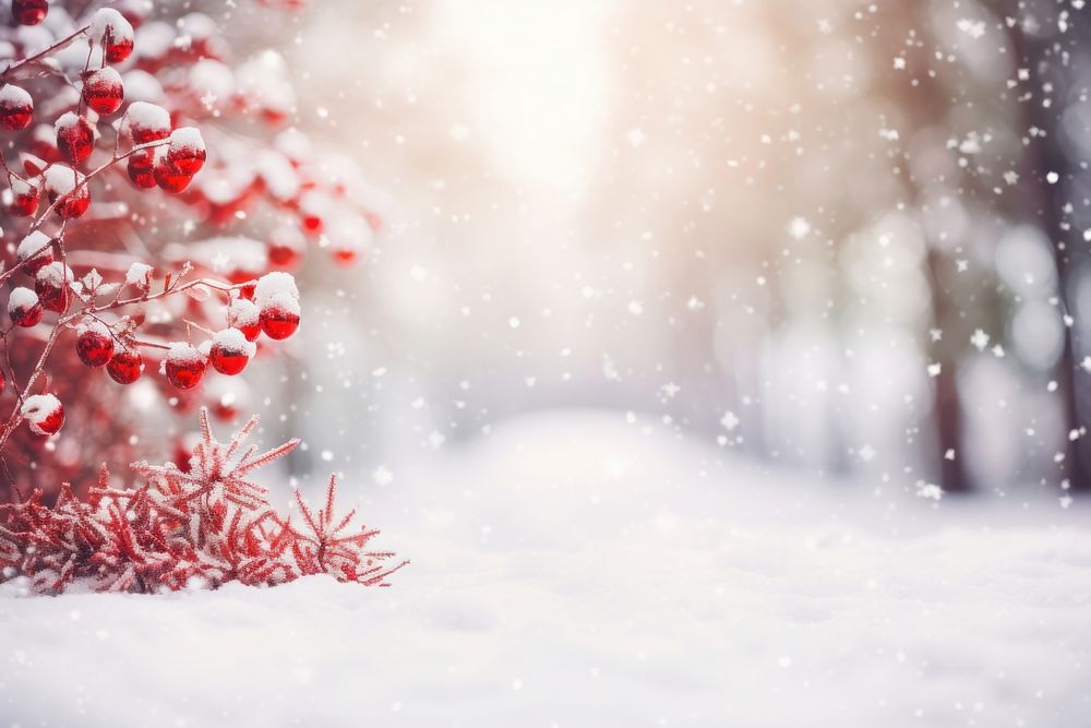 Christmas gift winter snow backgrounds. AI generated Image by rawpixel.