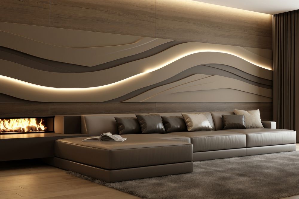 Modern living room furniture architecture | Free Photo - rawpixel