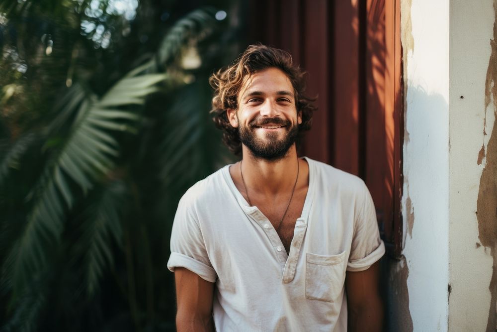 Argentinian man smiling adult smile. AI generated Image by rawpixel.