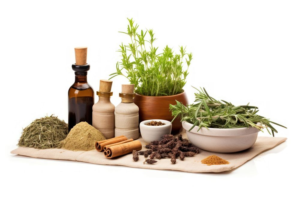 Medicine Herbs herbs medicine plant. AI generated Image by rawpixel.