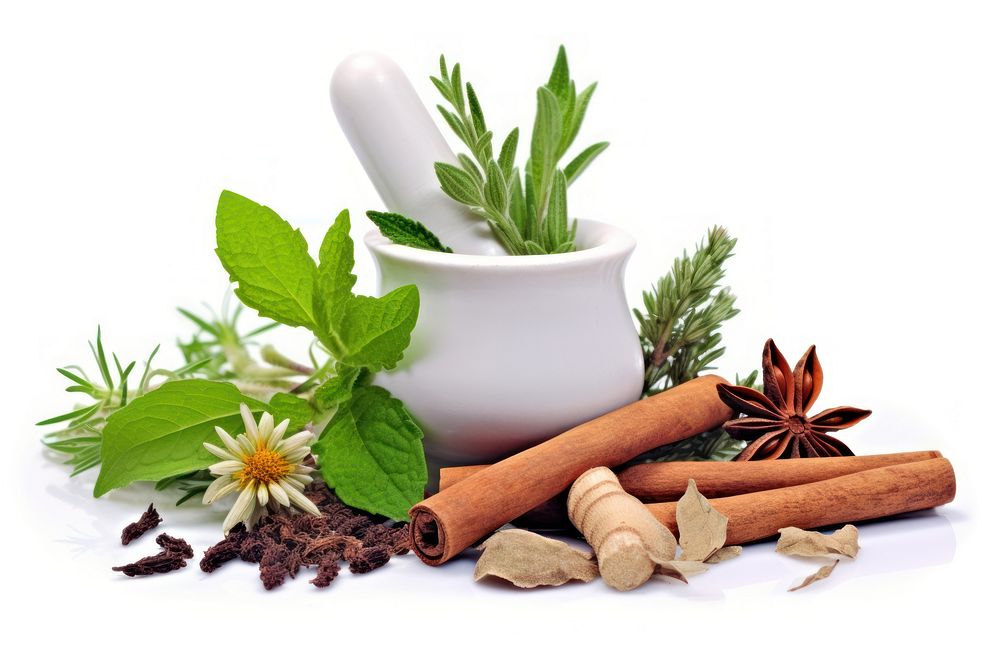 Medicine Herbs herbs medicine spice. AI generated Image by rawpixel.