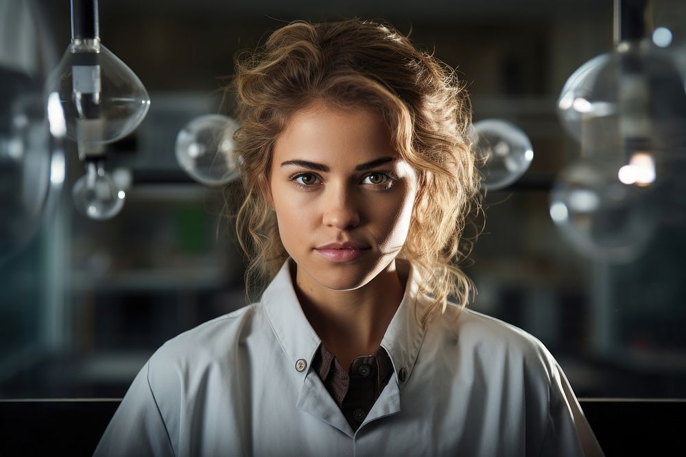 Scientist adult portrait photo. AI generated Image by rawpixel.
