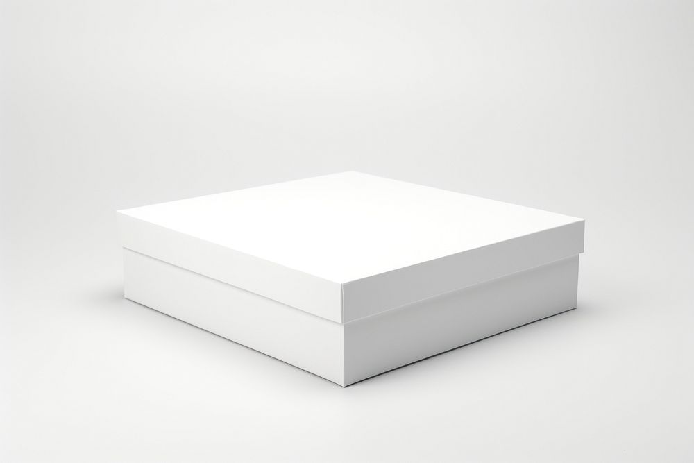 Box furniture white white background. 