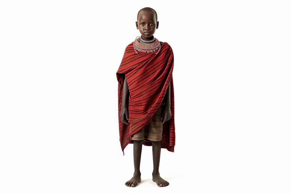 Maasai tribe white background accessories accessory. AI generated Image by rawpixel.