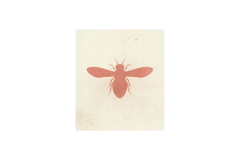Bee insect animal art. AI generated Image by rawpixel.