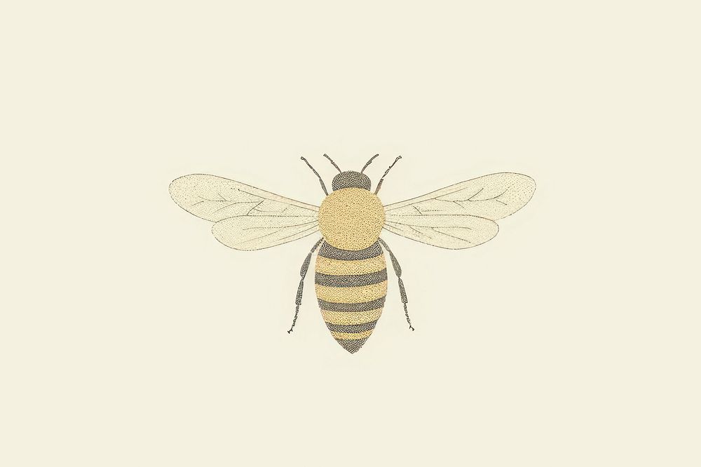 Bee animal insect invertebrate. AI generated Image by rawpixel.