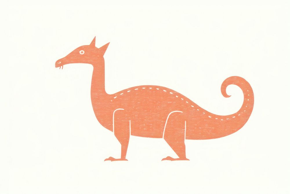 Dragon kangaroo animal mammal. AI generated Image by rawpixel.