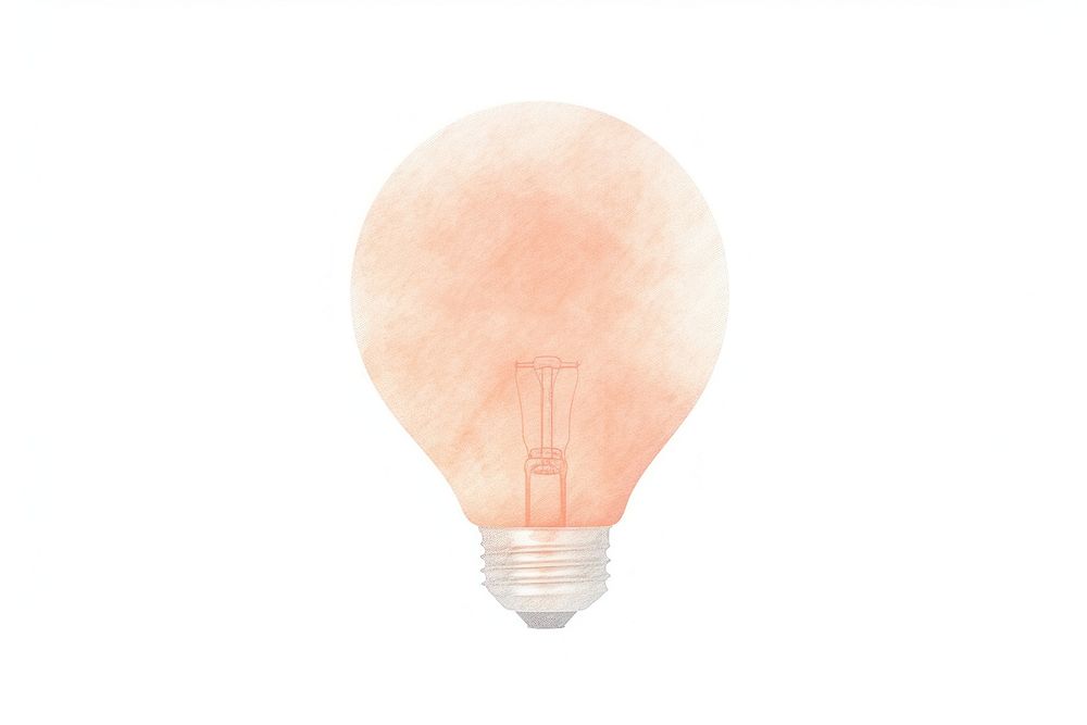 Light bulb lightbulb white background electricity. AI generated Image by rawpixel.