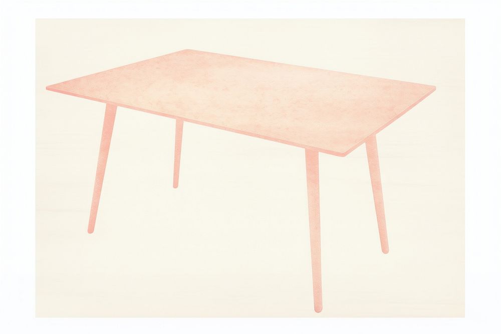 Table furniture wood white background. AI generated Image by rawpixel.