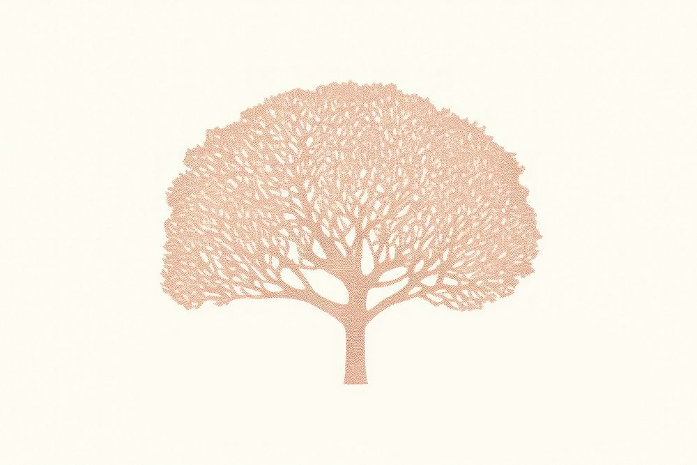 Tree drawing nature sketch. AI generated Image by rawpixel.