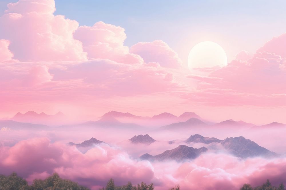 Cloud sky backgrounds landscape. AI generated Image by rawpixel.