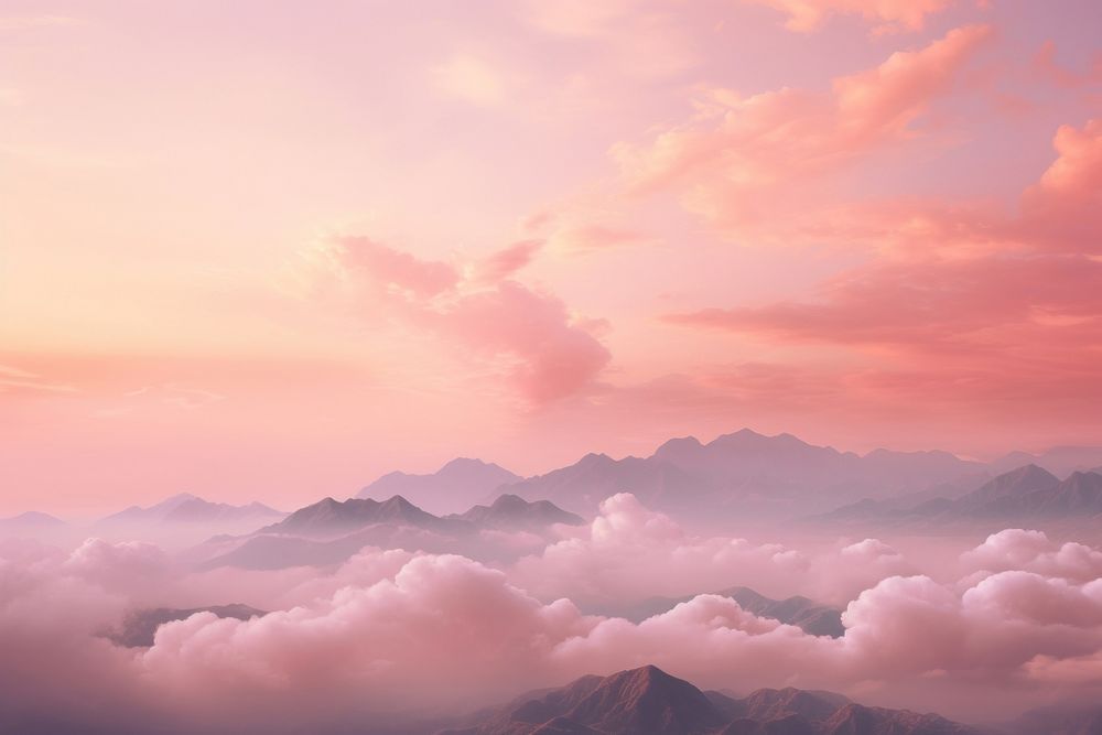 Cloud sky backgrounds mountain. AI generated Image by rawpixel.
