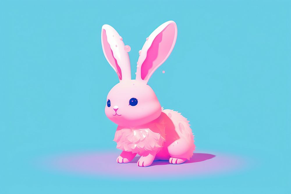 A rabbit animal rodent mammal. AI generated Image by rawpixel.