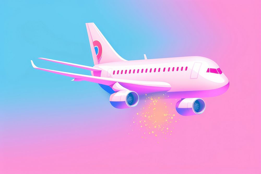 An airplane aircraft airliner vehicle. AI generated Image by rawpixel.