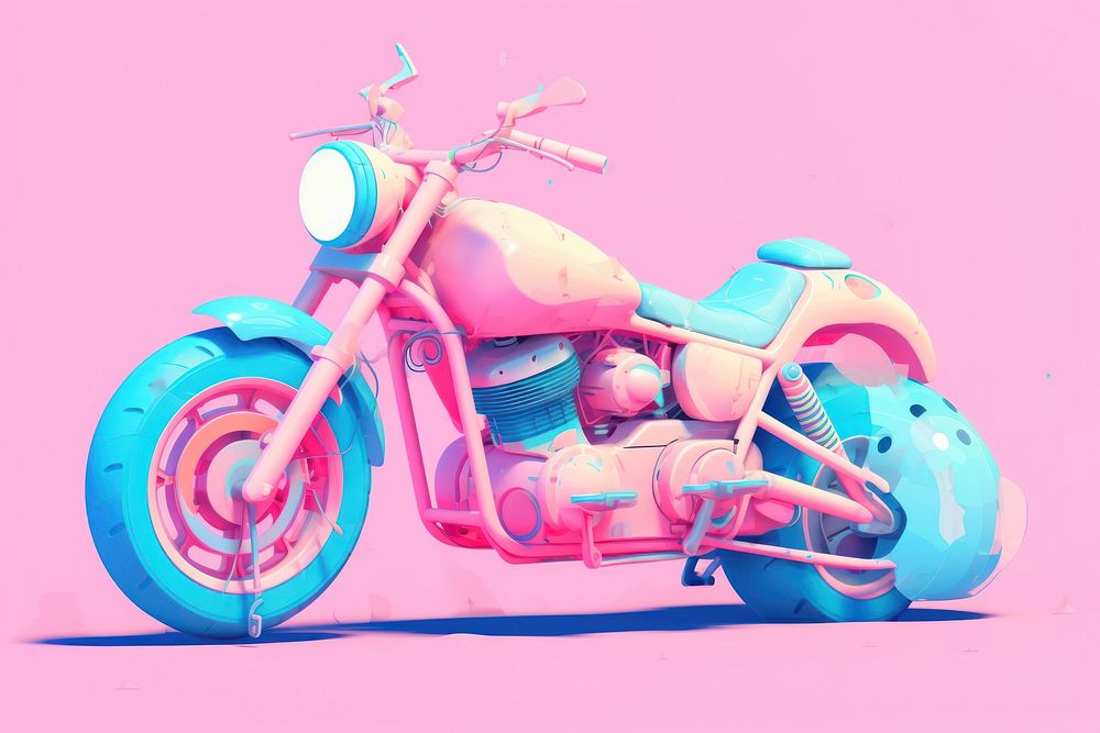 A motorcycle vehicle transportation motorcycling. AI generated Image by rawpixel.