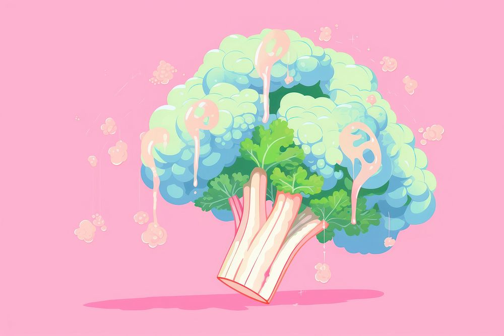 A broccoli food vegetable freshness. AI generated Image by rawpixel.