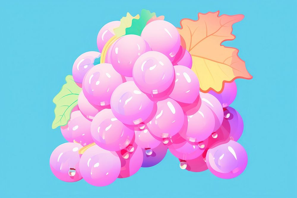 A grape grapes balloon plant. AI generated Image by rawpixel.
