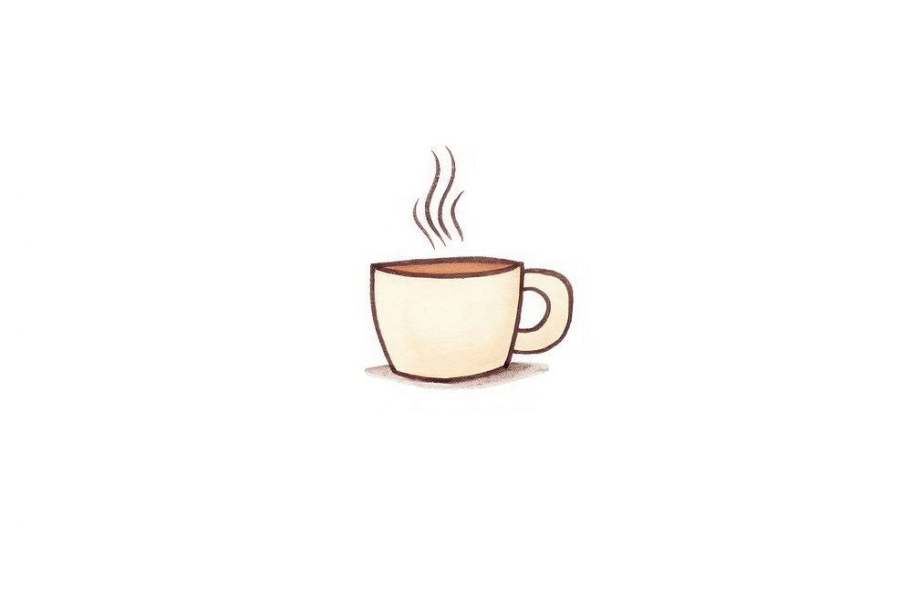 Cup of coffee saucer drink logo. AI generated Image by rawpixel.