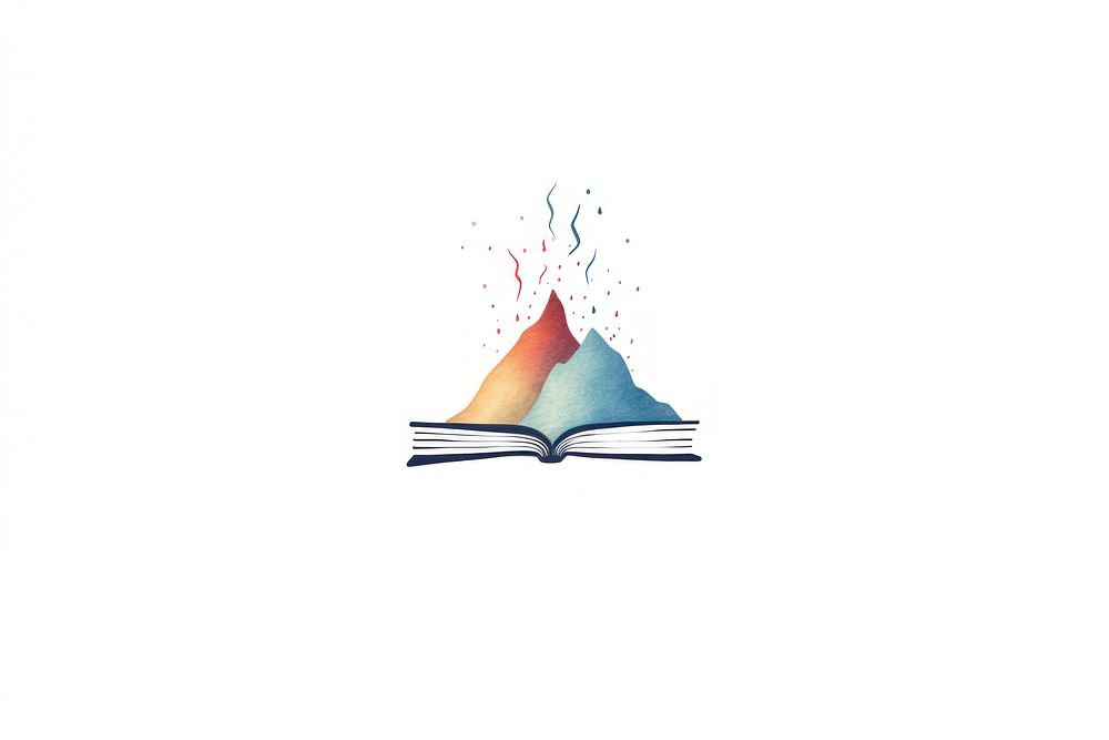 Book logo white background publication. AI generated Image by rawpixel.