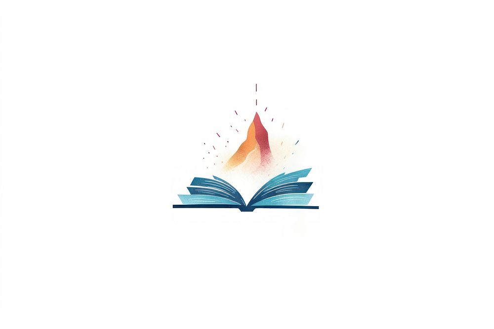 Book publication logo art. AI generated Image by rawpixel.