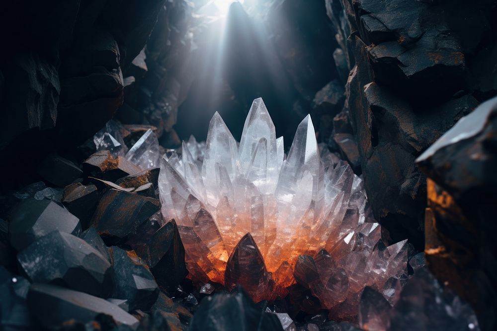 cave full crystal mineral quartz | Free Photo - rawpixel