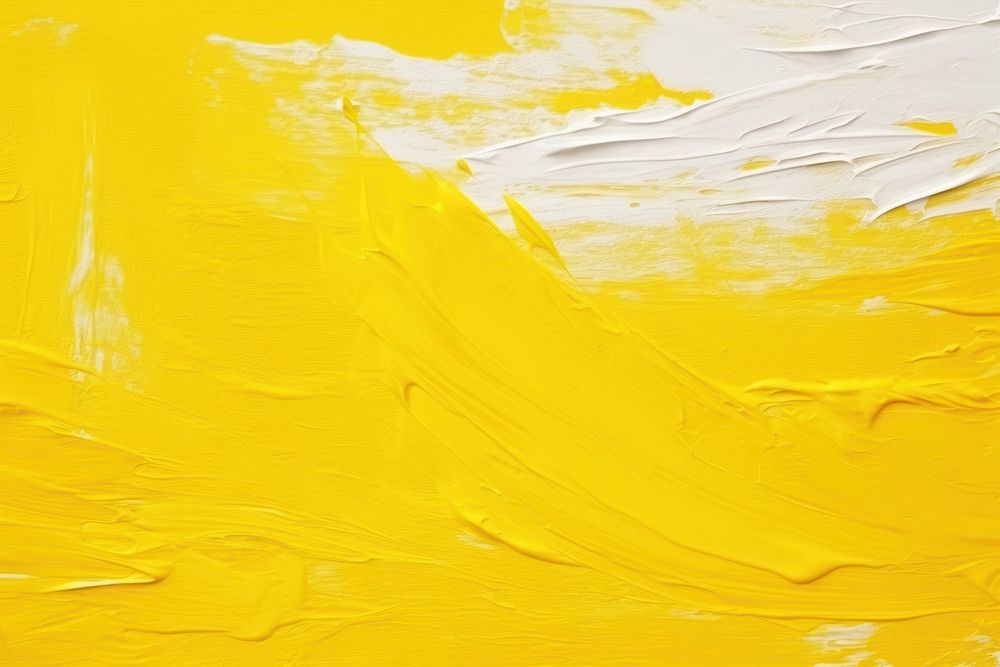 Brush stroke texture yellow backgrounds abstract. AI generated Image by rawpixel.
