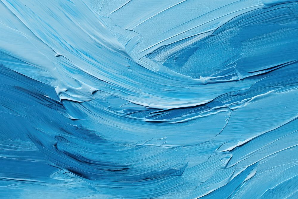 Arclylic brush stroke texture blue backgrounds abstract. AI generated Image by rawpixel.