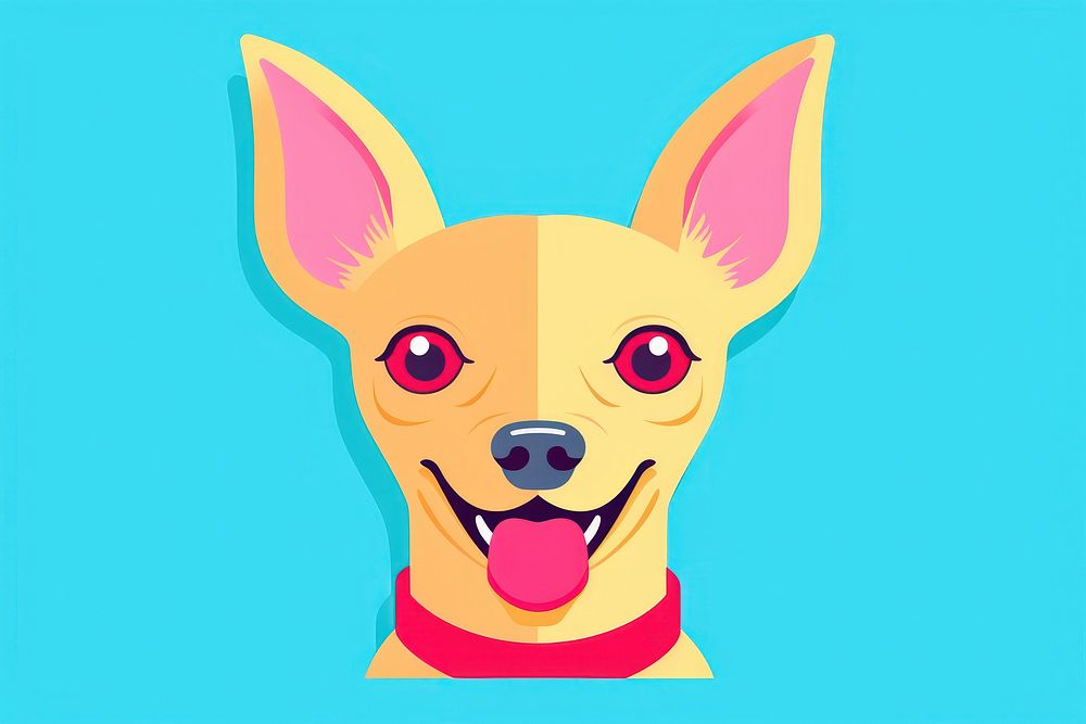 A dog chihuahua cartoon mammal. AI generated Image by rawpixel.