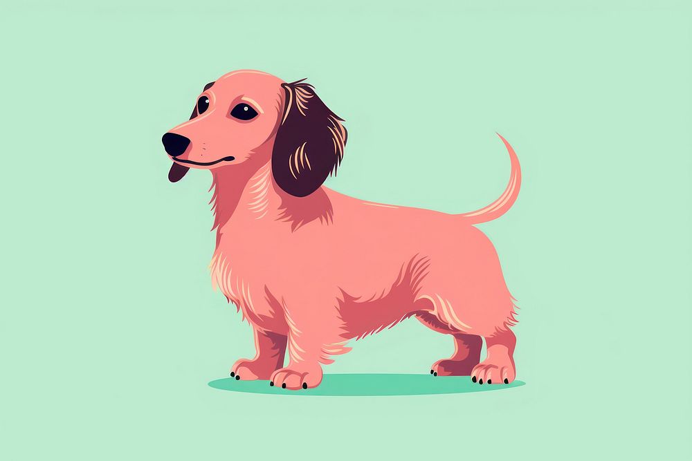 A dog cartoon animal mammal. AI generated Image by rawpixel.