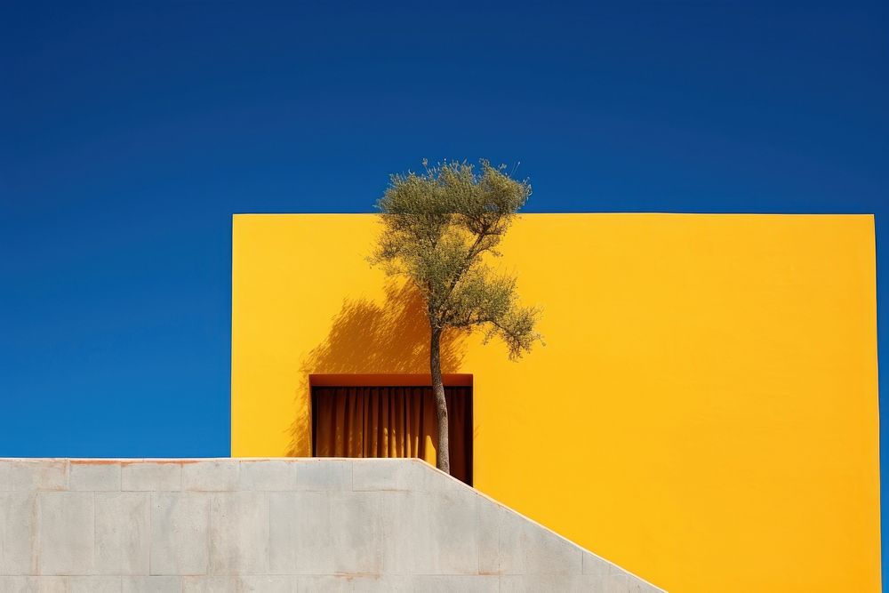 Maxico architecture wall building outdoors. AI generated Image by rawpixel.