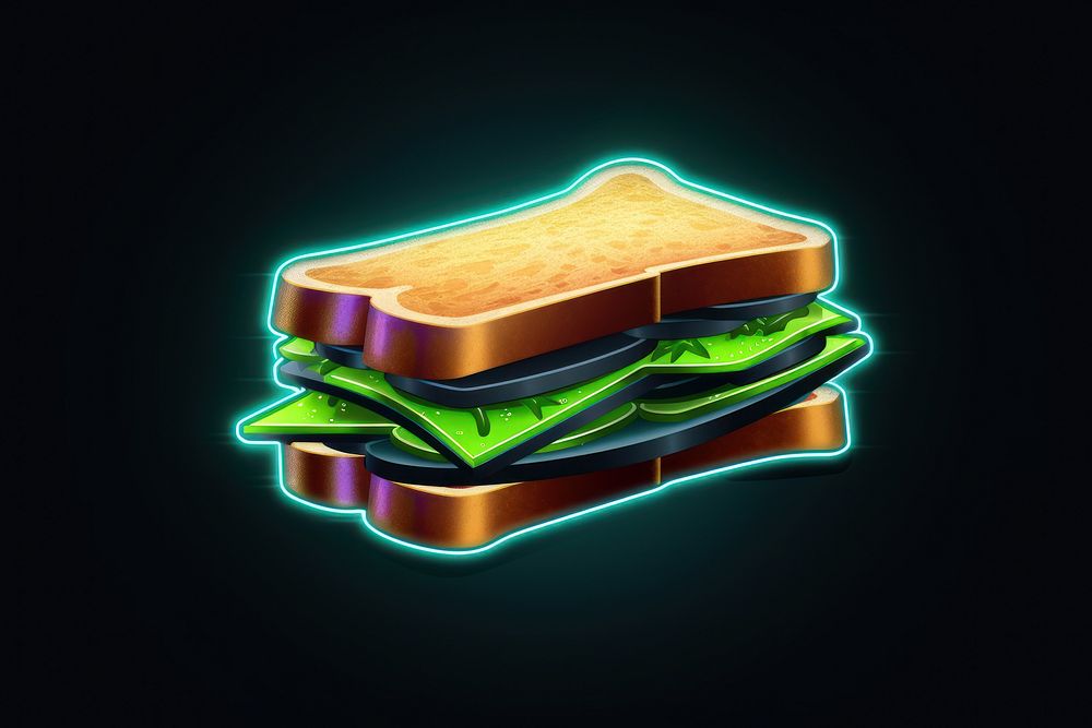 Sandwich bread light food. AI generated Image by rawpixel.