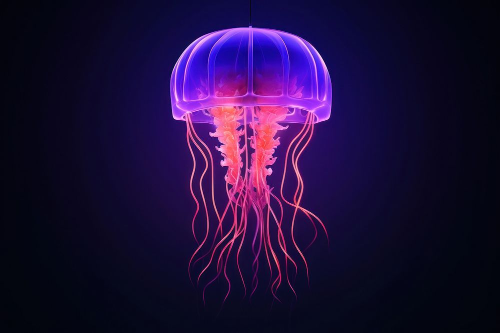Jellyfish invertebrate zooplankton transparent. AI generated Image by rawpixel.