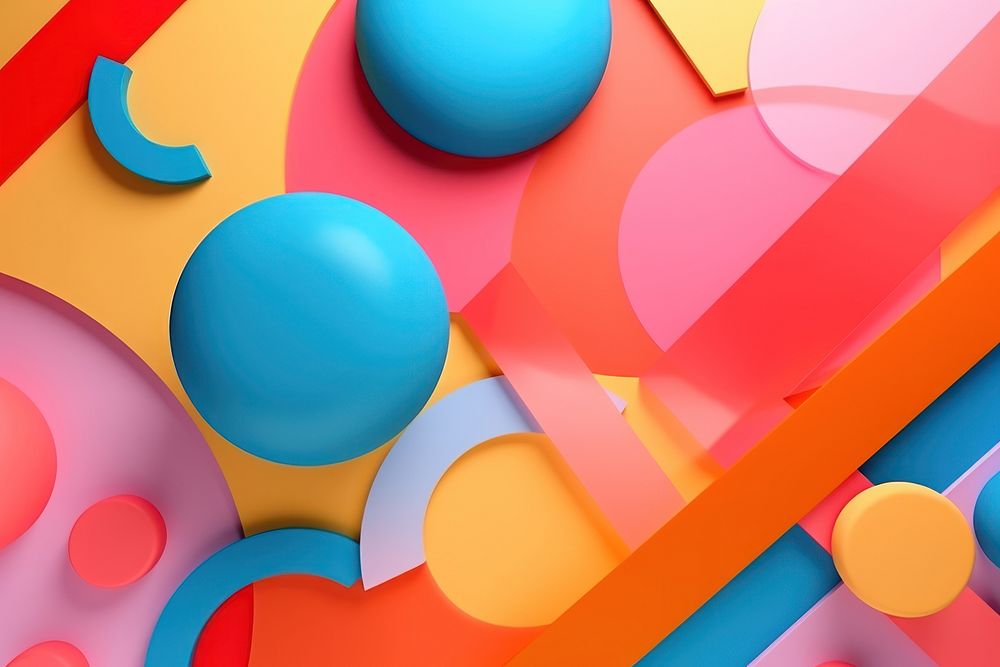 Abstract background backgrounds balloon shape. AI generated Image by rawpixel.