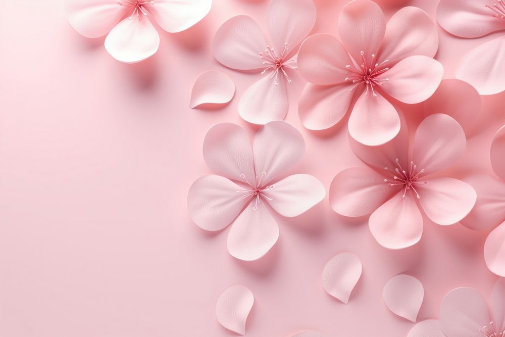 Cherry blossom petals backgrounds flower plant. AI generated Image by rawpixel.