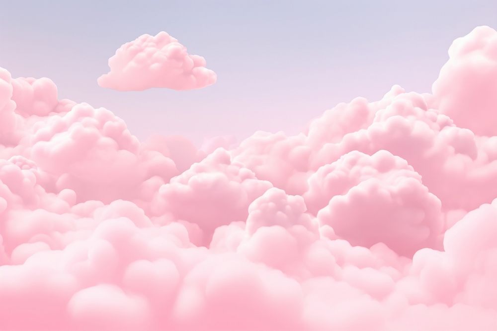 Fluffy clouds backgrounds outdoors nature. 