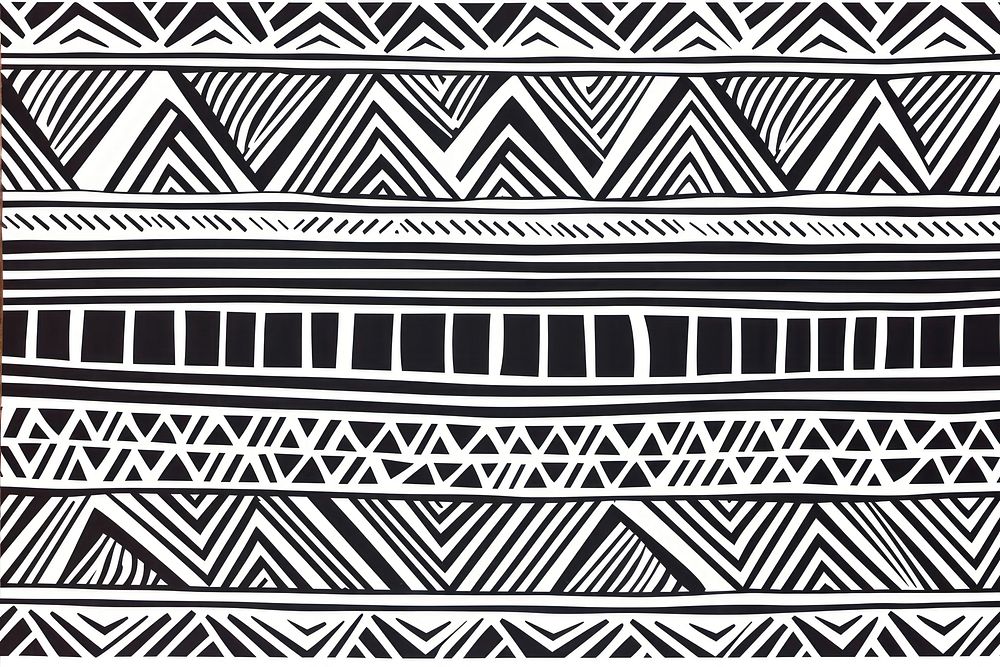 African tribal pattern backgrounds art creativity. AI generated Image by rawpixel.