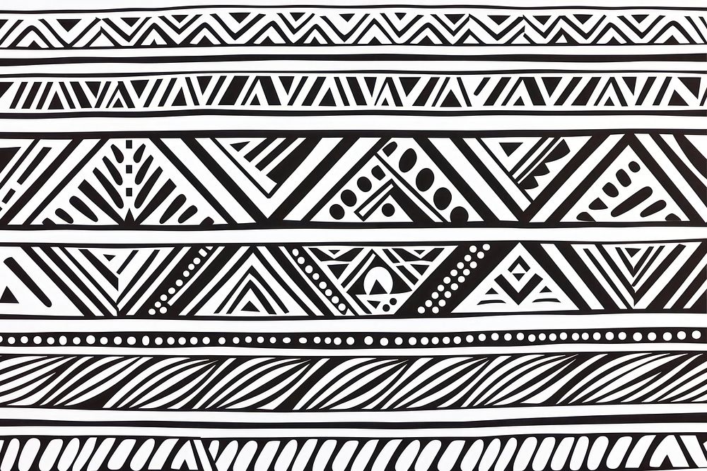African tribal pattern backgrounds creativity monochrome. 