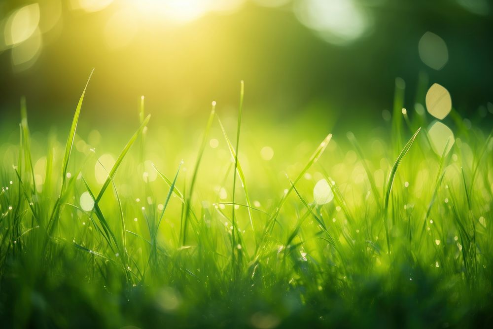 Grass green sunlight outdoors. AI generated Image by rawpixel.