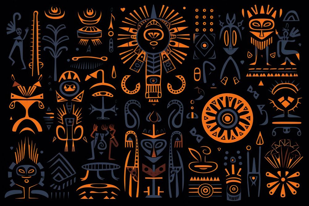 African ornament backgrounds architecture creativity. | Free Photo