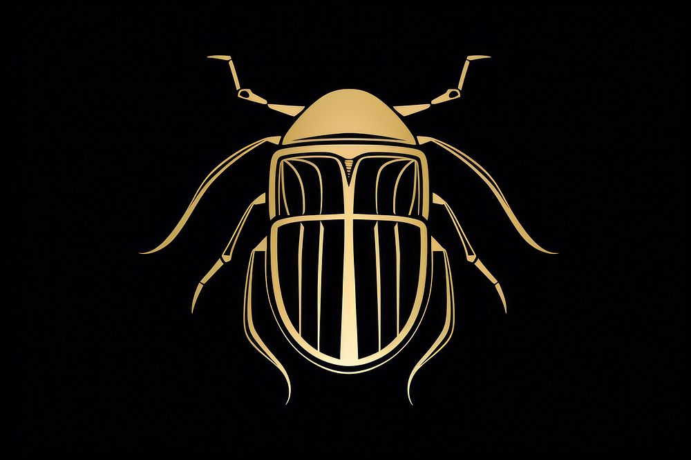 Beetle animal insect logo. AI generated Image by rawpixel.